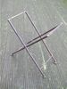 Deko-Impression Beistelltisch Klapptisch Tablett-Tisch abnehmbar Beistelltisch Ablagetisch Eisen (1-St, Standfuß mit Tablett), Tablett 58 x 302 cm Bild 3