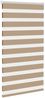 vidaXL Doppelrollo Sandbraun 80x150 cm Stoffbreite 75,9 cm Polyester 4014543 Bild 3