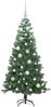 vidaXL Weihnachtsbaum mit 150 LEDs mit Ständer Grün 120 cm PVC 3396361 Bild 4