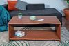 Couchtisch mit Ablage Akazie massiv 115 x 55 x 45 cm nussbaumfarben ADA 94211106 Bild 2