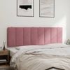 vidaXL Kopfteil-Kissen Rosa 160 cm Samt 374680 Bild 4