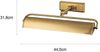 Elstead Lighting Winchfield Bilderleuchte Medium 2-Light Messing antik 45cm Bild 4