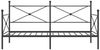 vidaXL Tagesbett ohne Matratze Schwarz 100x200 cm Stahl 4104670 Bild 5