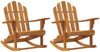 vidaXL Adirondack-Schaukelstühle 2 Stk. 79x100x103 cm Massivholz Teak 3154928 Bild 2