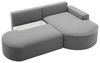 Ecksofa Schlafsofa Sofa GIRONA Stoff Salvador Grafit Ottomane Rechts Bild 3