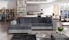 ELTAP 'Sorento', Ecksofa, Eckcouch, Dunkelgrau / Grau, 78 x 194 x 296 cm, Links Bild 2