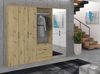 Garderobe mit Spiegel Line-Up in Eiche 213 x 193 cm Bild 2
