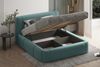 Polsterbett OLAF-OM 140x200 mit Bettkasten und Lattenrost. Farbe: VELUTTO 13 Bild 3