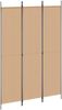 vidaXL 3-teiliger Raumteiler Beige 150 x 220 cm Stoff 42039211 Bild 2