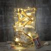 MARELIDA LED-Lichterkette Seil Jute maritime Deko Kordel Tau 40LED 2m Timer Naturseil für Innen, 40-flammig Bild 3