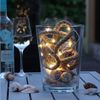 MARELIDA LED-Lichterkette Seil Jute maritime Deko Kordel Tau 40LED 2m Timer Naturseil für Innen, 40-flammig Bild 2