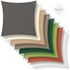 hanSe Marken Sonnensegel Sonnenschutz Schattensegel HDPE Quadrat 2x2m Creme Bild 2