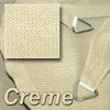 hanSe Marken Sonnensegel Sonnenschutz Schattensegel HDPE Quadrat 2x2m Creme Bild 3