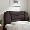 vidaXL Kopfteil-Kissen Dunkelbraun 90 cm Stoff Bild 2