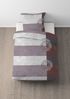 Traumhaft schlafen - Castell - Markenbettwäsche Baumwoll Renforce Bettwäsche 0040795 BALKEN, viola, 1x 135x200 cm + 1x 80x80 cm Bild 4