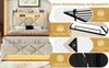 Polsterbett, Leinen mit USB und LED, 90x200 cm, Beige, mit Matratze Bild 4