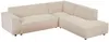 Vente-unique - BORORE Sofa SamtStoff Beige - B 231 cm x H 75 cm x L 256 cm Bild 3