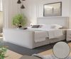 Boxspringbett Schlafzimmerbett CELES 200x220cm Stoff Brooklyn Pearl Bild 2