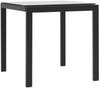 vidaXL Sonnenliegen 2 Stk. mit Tisch Poly Rattan und Textilene Schwarz 44894 Bild 3