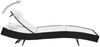 vidaXL Sonnenliegen 2 Stk. mit Tisch Poly Rattan und Textilene Schwarz 44894 Bild 5