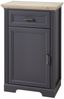 Schuhschrank >Jasmin< in Graphit - 65x102x41cm (BxHxT) Bild 2