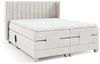 Boxspringbett Elektrisch Bett MAGNUS 140x200cm in Stoff Salvador Beige Bild 2