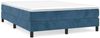 vidaXL Boxspringbett mit Matratze Dunkelblau 140x190 cm Samt 3144331 Bild 2