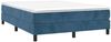 vidaXL Boxspringbett mit Matratze Dunkelblau 140x190 cm Samt 3144331 Bild 3