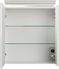 Badmöbelset Taifun 60cm 2tlg mit Spiegelschrank weiß Hgl : Weiss hochglanz Bild 5