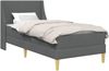 vidaXL Bettgestell mit Matratze mit Kopfteil Polyester 3414705 Bild 2