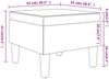 vidaXL Hocker mit Holzbeinen Weinrot Stoff [329428] Bild 5