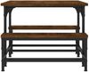 vidaXL Couchtisch Braun Eichen-Optik 100x50,5x40 cm Holzwerkstoff 835378 Bild 5
