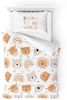 MTOnlinehandel Babybettwäsche Little Lion 100x135 + 40x60 cm in Biber, Löwe & Regenbogen, Tiere, 100% Baumwolle, 2 teilig, soft und kuschelweich für Babys und Kleinkinder Bild 3