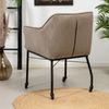 Bronx71 Esszimmerstuhl Mace Cord mit Rollen taupe Bild 3