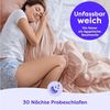 Wolkenfeld Bettwäsche Mikrofaser 4 tlg - Allergiker Bettwäsche einfarbig - unfassbar weich, Mikrofaser, 4 teilig, 135x200 cm, 155x200 & 155x220 I inkl. 2x Kissenbezüge 80x80 I Uni Bild 2
