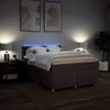 vidaXL Boxspringbett mit Matratze Dunkelbraun 160x200 cm Stoff 3289041 Bild 5
