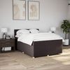 vidaXL Boxspringbett mit Matratze Dunkelbraun 160x200 cm Stoff 3289041 Bild 4