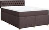 vidaXL Boxspringbett mit Matratze Dunkelbraun 160x200 cm Stoff 3289041 Bild 3
