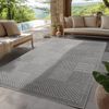 SIMPEX24 Outdoorteppich Boho Design, Rechteckig, Höhe: 5 mm, Outdoor Teppich Wetterfest Modern Wohnzimmer Küchen Terrasse Balkon Bild 2