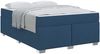 vidaXL Bettrahmen mit Matratze Blau 140 x 200 cm Stoff 3399193 Bild 2