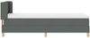 vidaXL Boxspringbett mit Matratze Dunkelgrau 200 x 80 cm Stoff 3341322 Bild 5