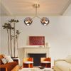 ZMH Deckenleuchte Glas Deckenlampe Flur: Vintage E27 Flurlampe Bild 4