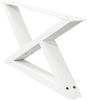 vidaXL Couchtischbeine 2 Stk. Weiß 70x(30-31,3) cm Stahl 4012693 Bild 4