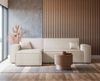 Selsey 'Scarlo' Ecksofa mit Schlaffunktion, Stauraum und Bouclé-Bezug, creme, 83 x 244 x 145 cm Bild 2