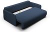 Sofa 2-Sitzer mit Schlaffunktion CALGARY Stoff Curio Dunkelblau Bild 3