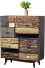 Kommode ARVID - Holz Mehrfarbig 121 x 100 x 40 cm | Schrank Schlafzimmer Sideboard Bild 4