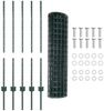 vidaXL Geschweißter Drahtzaun 10 x 1 m (B x H) PVC-beschichteter Stahl 3335975 Bild 5