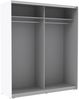 Schwebetürenschrank >Zorana< in Weiß Beton Lichtgrau - 170.3x190.5x61.2 (BxHxT) Bild 2