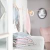 roba 2er Set Puck- und Stilltuch 'Lil Planet' - 120 x 120 cm - GOTS zertifiziert - Hellblau Bild 4