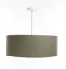 BPS Koncept 06A-020-60 Hängeleuchte BOHO ELEGANT E27 1x40W Stoff strukturiert auf PVC-Kunststoff grau, creme H:90cm Ø60cm dimmbar Bild 2
